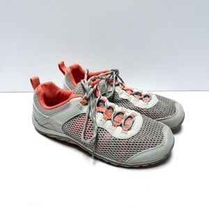 Merrell Hymist Coral Silver Lace Up Athletic Shoes